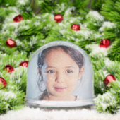 CHRISTMAS PHOTO CUSTOM SNOW GLOBE SNEEUWBOL (Kerstmis)