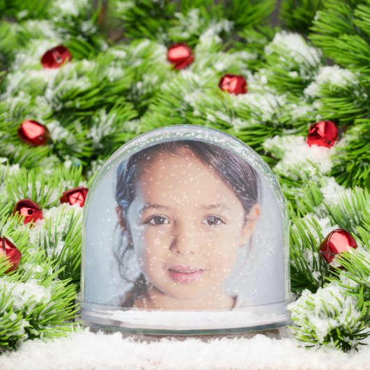 CHRISTMAS PHOTO CUSTOM SNOW GLOBE SNEEUWBOL (Kerstmis)