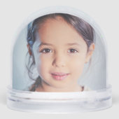 CHRISTMAS PHOTO CUSTOM SNOW GLOBE SNEEUWBOL (Achterkant)