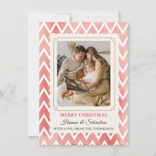  Christmas Photo Feestdagenkaart (Voorkant)