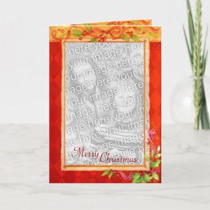 Christmas Photo Frame Card Feestdagen Kaart