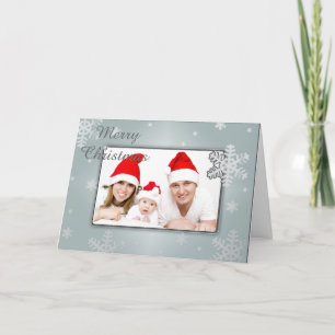 Christmas Photo Frame Greeting Card Feestdagen Kaart