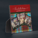 CHRISTMAS PHOTO GIFT - Anderson Tartan Collage Fotoplaat<br><div class="desc">Voeg 3 foto's en je eigen tekst toe om deze moderne trendy foto-collage kerstmis of vakantie cadeau te personaliseren. Ze maken mooie keepsakes. Foto's van familie, huisdieren (hond, kat, paard, hamster, guineapig, slang, konijn, enz.) toevoegen. feestdagen, vrienden, hobbies, selfies, instagram zoals gewenst om een unieke en gedenkwaardige fotocollage te creëer...</div>
