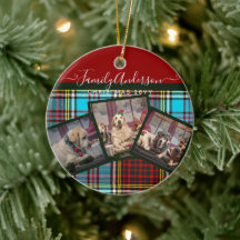 CHRISTMAS PHOTO GIFT - Anderson Tartan Collage
