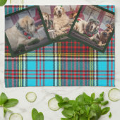CHRISTMAS PHOTO GIFT - Anderson Tartan Collage Theedoek (Gevouwen)