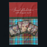 CHRISTMAS PHOTO GIFT - Anderson Tartan Collage Theedoek<br><div class="desc">Voeg 3 foto's en je eigen tekst toe om deze moderne trendy foto-collage kerstmis of vakantie cadeau te personaliseren. Ze maken mooie keepsakes. Foto's van familie, huisdieren (hond, kat, paard, hamster, guineapig, slang, konijn, enz.) toevoegen. feestdagen, vrienden, hobbies, selfies, instagram zoals gewenst om een unieke en gedenkwaardige fotocollage te creëer...</div>