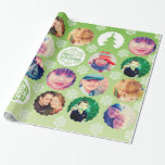 Christmas Photo Gift Wrapper Cadeaupapier<br><div class="desc">Gebruik je eigen favoriete foto's en personaliseer deze foto-kerstomslag en maak je vakantiecadeautjes uitkomen!</div>