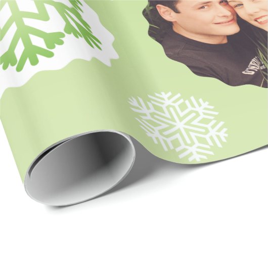 Christmas Photo Gift Wrapper Cadeaupapier (Rol Hoek)