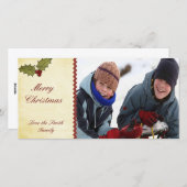 Christmas  Photocard Feestdagenkaart (Voorkant / Achterkant)