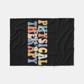 Christmas Physical Therapy Pt Squad Pediatric Ther Fleece Deken (Voorkant (Horizontaal))