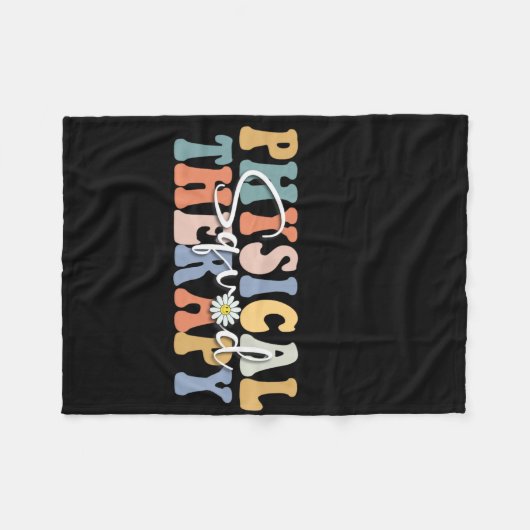 Christmas Physical Therapy Pt Squad Pediatric Ther Fleece Deken (Voorkant (Horizontaal))