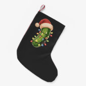 Christmas Pickle Pickle In Xmas Light Pickle  Kleine Kerstsok (Voorkant (Hangend))