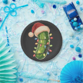 Christmas Pickle Pickle In Xmas Light Pickle  Papieren Bordje (Feest)