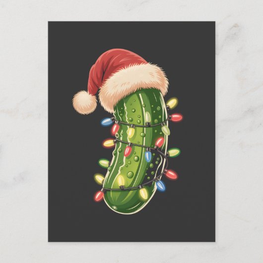 Christmas Pickle Pickle In Xmas Light Pickle  Uitnodiging Briefkaart (Voorkant)