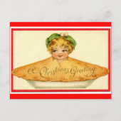 Christmas Pie Child Feestdagenkaart (Voorkant)