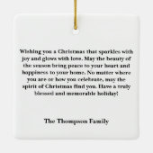 Christmas Pig Ornament (Achterkant)