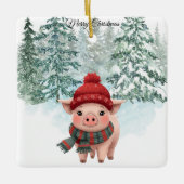 Christmas Pig Ornament (Voorkant)