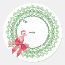 Christmas Pigeon Sticker