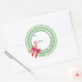 Christmas Pigeon Sticker (Envelop)
