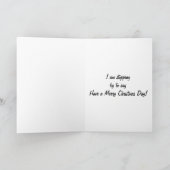 CHRISTMAS PIGGY HOLIDAY WISHES FEESTDAGEN KAART (Binnen)