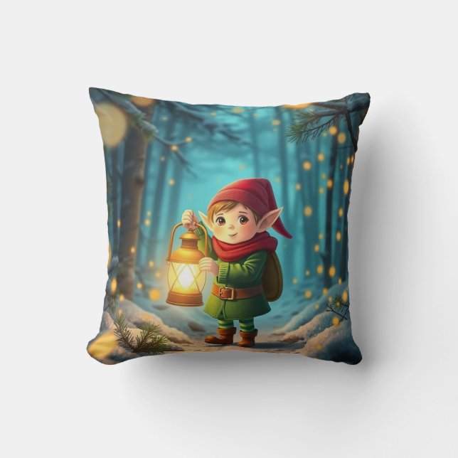Christmas pillow elf kussen (Voorkant)