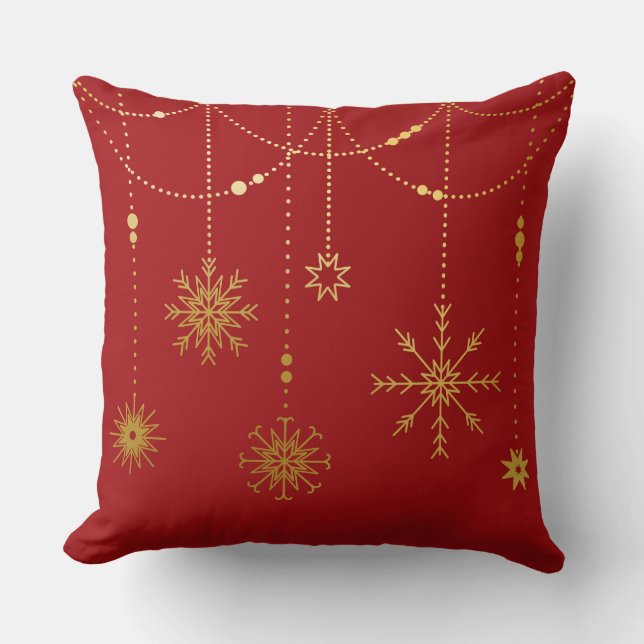 Christmas Pillow – Holiday Winter Cushion Home  Kussen (Voorkant)