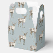Christmas Pine Green Rustic Deer Bedankdoosjes (Geopend)