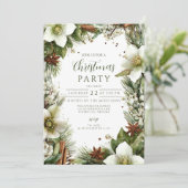 Christmas Pine Greenery Elegance Kaart (Staand voorkant)