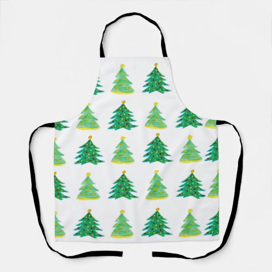 Christmas Pine Pattern Schort (Voorkant)
