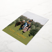 Christmas Pine Tree Folie Vakantie Kaart (Gedraaid)