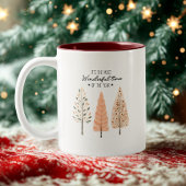 Christmas Pine Tree Mok – Minimale Hygge Stijl