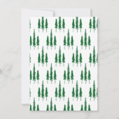 Christmas Pine Tree Note Kaart (Achterkant)