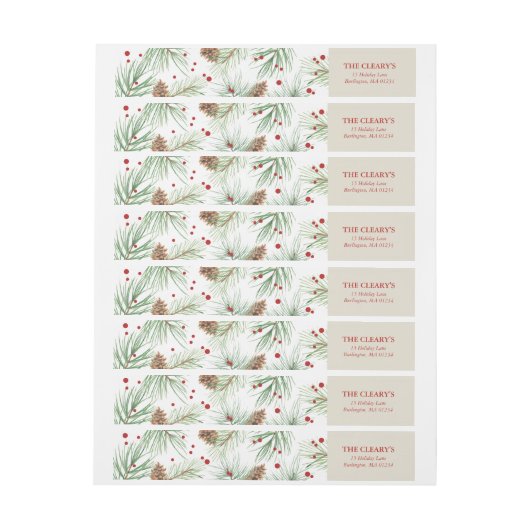 Christmas Pine Waterverf | 2016 (Vel)