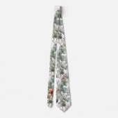 Christmas Pinecone and Berries Neck Tie Stropdas (Achterkant)