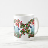 CHRISTMAS PINGUIN MET WREATS KOFFIEMOK (Voorkant rechts)