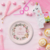 Christmas Pink Nutcracker Baby shower Papieren Bordje (Feest)