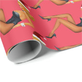 CHRISTMAS PINUP GIRL BLONDE CADEAUPAPIER (Rol Hoek)