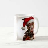 Christmas Pit Bull Coffee Mok (Voorkant rechts)
