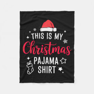 Christmas Pj Pajama Pjs Fleece Deken