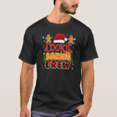 Christmas Pjs Cookie Baking Crew T-shirt (Voorkant)
