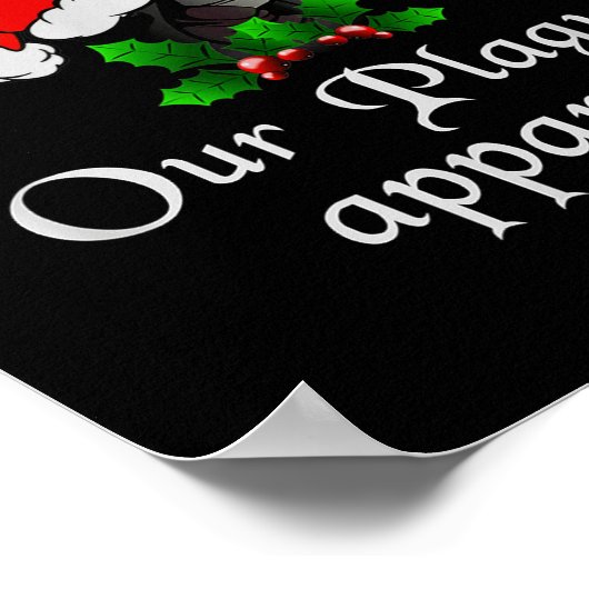 Christmas Plague Doctor Mask Don We Now Our Plague Poster (Hoek)