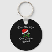 Christmas Plague Doctor Mask Don We Now Our Plague Sleutelhanger (Voorkant)