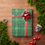 Christmas Plaid 2 Cadeaupapier<br><div class="desc">Kerst in rood en groen inpakpapier.</div>