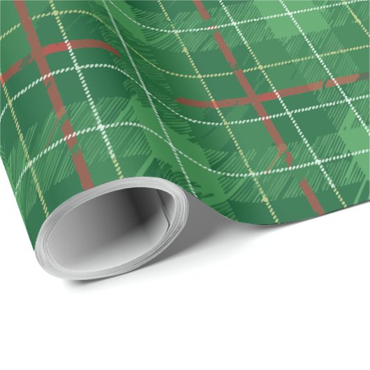 Christmas Plaid 2 Cadeaupapier (Rol Hoek)