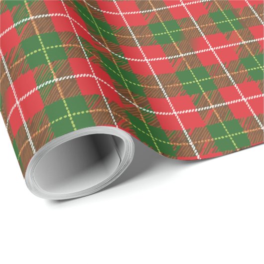 Christmas Plaid 3 Cadeaupapier (Rol Hoek)