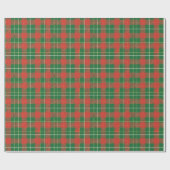 Christmas Plaid 4 Cadeaupapier (Vlak)