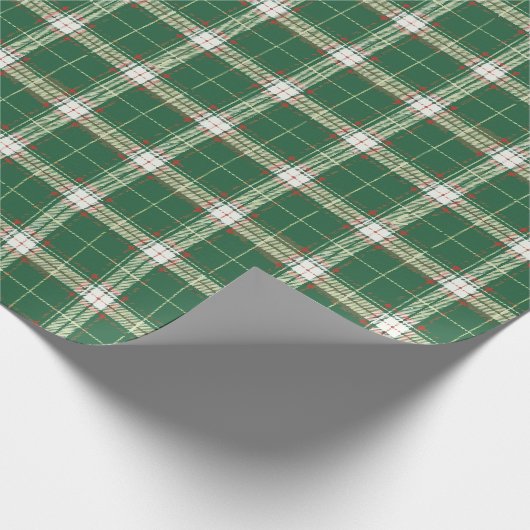 Christmas Plaid 5 Cadeaupapier (Hoek)