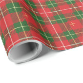 Christmas Plaid 6 Cadeaupapier (Rol Hoek)