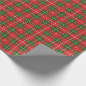 Christmas Plaid 6 Cadeaupapier (Hoek)