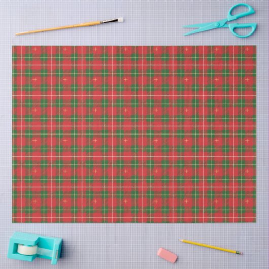 Christmas Plaid 6 Tissuepapier (Craft)